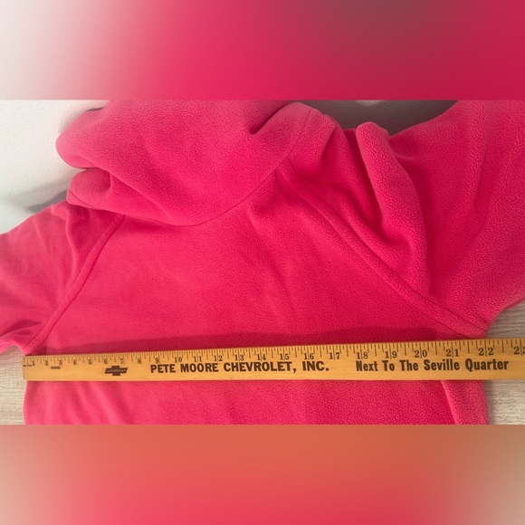 Lilly Pulitzer Irving Fleece Pullover Sweater Cowl Neck Pockets Cozy Large *Read - Picture 6 of 11